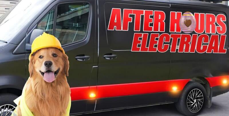 After Hours Electrical easter van